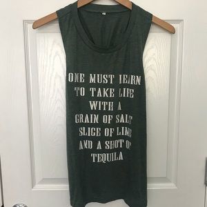 Logo Backless Tank Top